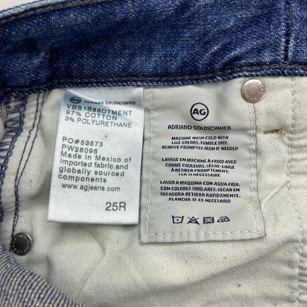 Adriano Goldschmied Women 25R Jeans Twisted Alexis‎ High Rise Straight Crop - Picture 9 of 15